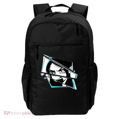 Anime Eyes Broken Glass Yelling Backpack