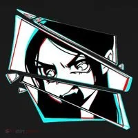 Anime Eyes Broken Glass Yelling Bucket Hat thumb 4