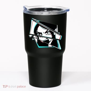Anime Eyes Broken Glass Yelling Tumbler