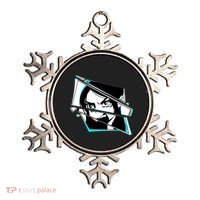 Anime Eyes Broken Glass Yelling Ornament thumb 0