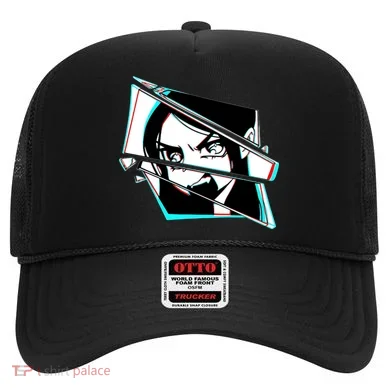 Anime Eyes Broken Glass Yelling Hat