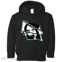 Anime Eyes Broken Glass Yelling Toddler Hoodie thumb 0