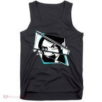 Anime Eyes Broken Glass Yelling Tank Top thumb 0