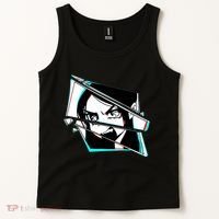 Anime Eyes Broken Glass Yelling Tank Top thumb 2