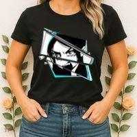 Anime Eyes Broken Glass Yelling Women's T-Shirt thumb 2