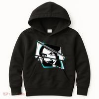 Anime Eyes Broken Glass Yelling Kids Hoodie thumb 0