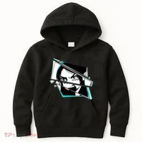 Anime Eyes Broken Glass Yelling Kids Hoodie thumb 0