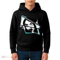 Anime Eyes Broken Glass Yelling Kids Hoodie thumb 4