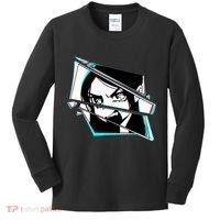 Anime Eyes Broken Glass Yelling Kids Long Sleeve Shirt thumb 0