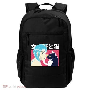 Anime Girl Cat Backpack