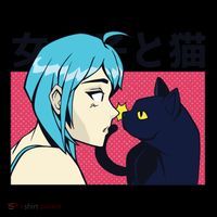 Anime Girl Cat Coffee Mug thumb 5