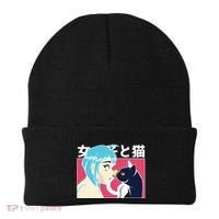 Anime Girl Cat Beanie thumb 0