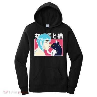 Anime Girl Cat Women's Hoodie