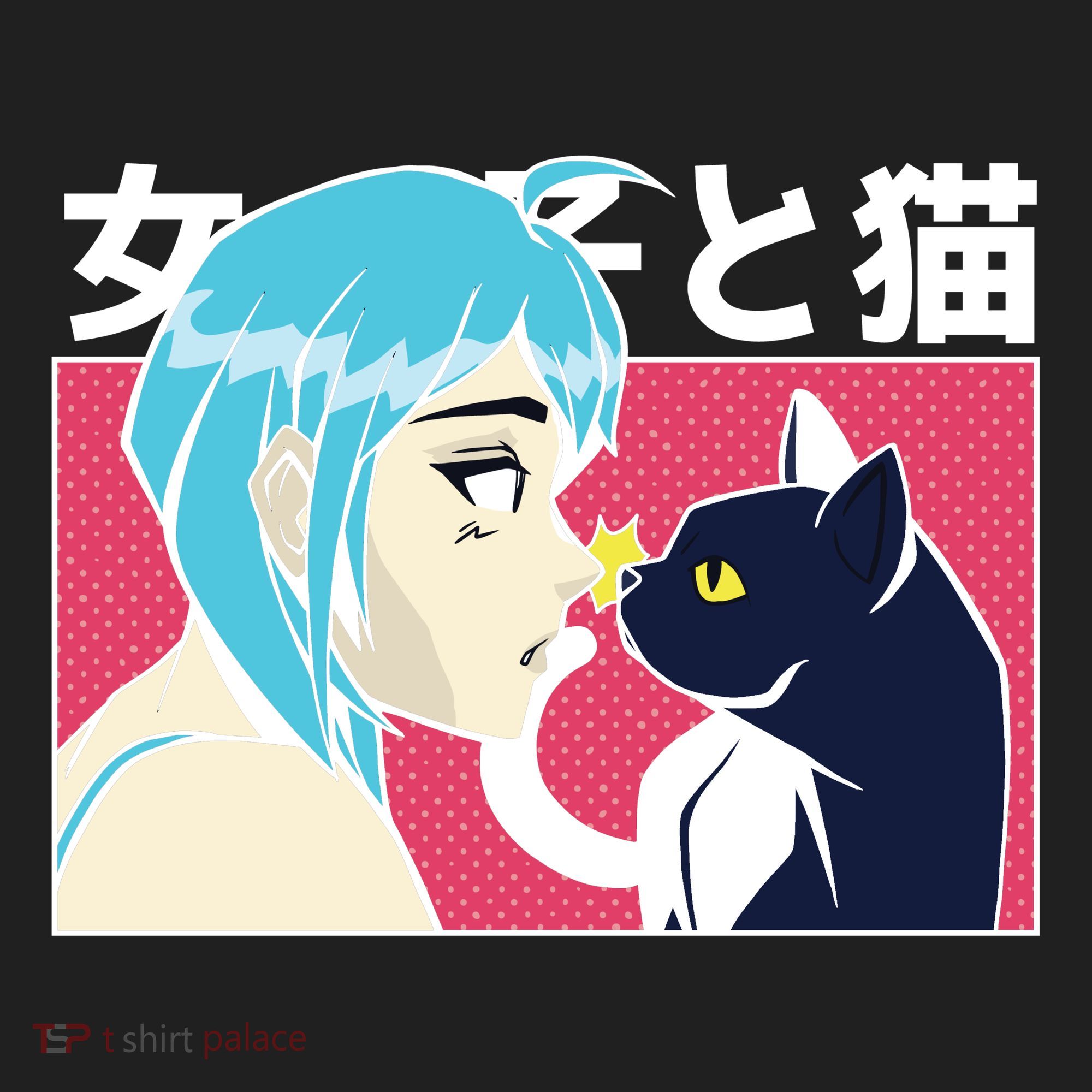 Anime Girl Cat Tumbler
