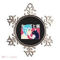 Anime Girl Cat Ornament thumb 0