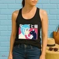 Anime Girl Cat Women's Tank Top thumb 2