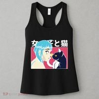 Anime Girl Cat Women's Tank Top thumb 3