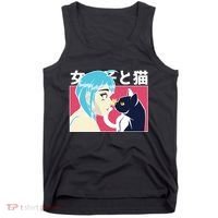 Anime Girl Cat Tank Top thumb 0