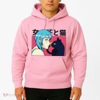 Anime Girl Cat Hoodie thumb 2