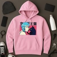 Anime Girl Cat Hoodie thumb 3