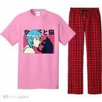 Anime Girl Cat Pajama Set thumb 0
