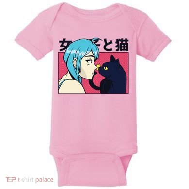 Anime Girl Cat Baby Bodysuit