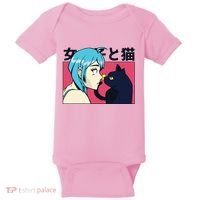 Anime Girl Cat Baby Bodysuit thumb 0
