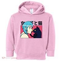 Anime Girl Cat Toddler Hoodie thumb 0