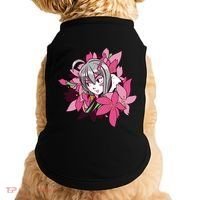 Anime Girl Flowers Doggie Tank thumb 0