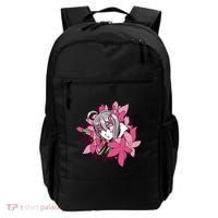 Anime Girl Flowers Backpack thumb 0