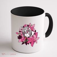 Anime Girl Flowers Coffee Mug thumb 1
