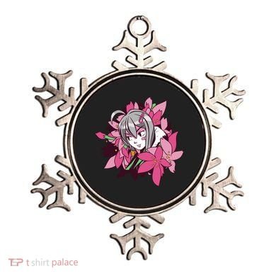 Anime Girl Flowers Ornament
