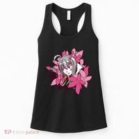 Anime Girl Flowers Women's Tank Top thumb 0
