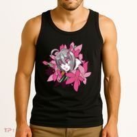 Anime Girl Flowers Tank Top thumb 3