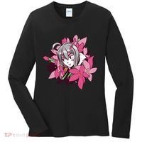 Anime Girl Flowers Women's Long Sleeve Shirt thumb 0