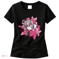 Anime Girl Flowers Women's T-Shirt thumb 0