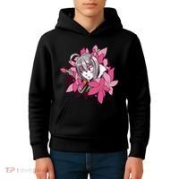 Anime Girl Flowers Kids Hoodie thumb 4