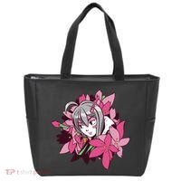 Anime Girl Flowers Tote Bag thumb 0