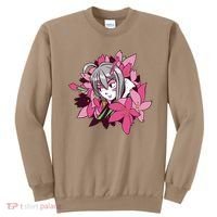 Anime Girl Flowers Sweatshirt thumb 0