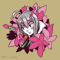 Anime Girl Flowers Sweatshirt thumb 2