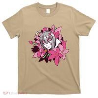 Anime Girl Flowers T-Shirt thumb 0