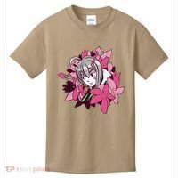 Anime Girl Flowers Kids T-Shirt thumb 0