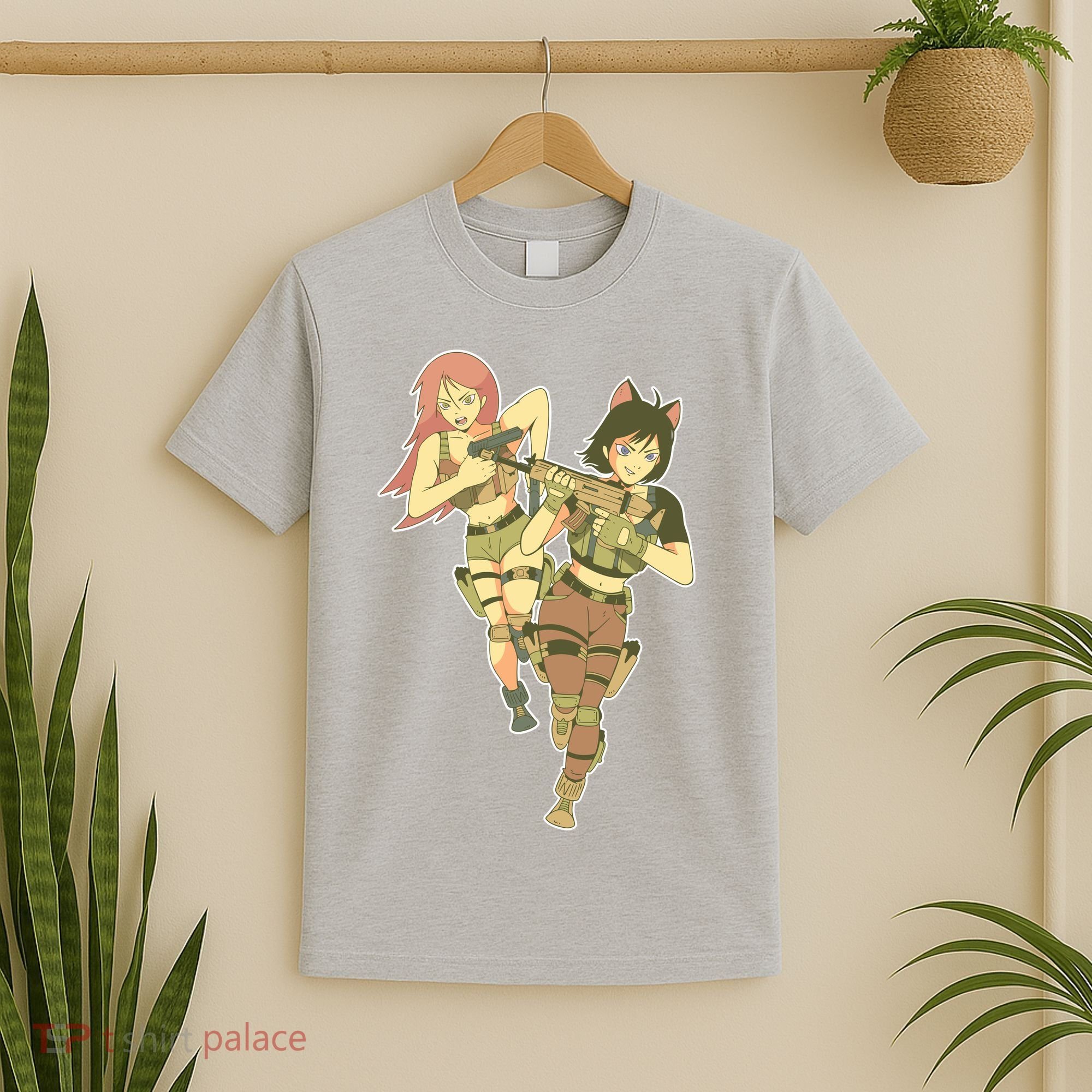 Anime Girl Soldiers T-Shirt