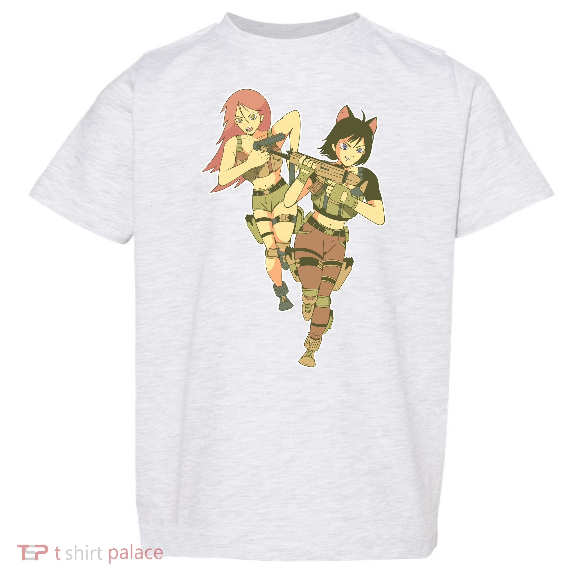 Anime Girl Soldiers Toddler T-Shirt