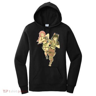 Anime Girl Soldiers Women's Hoodie