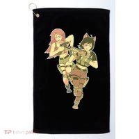 Anime Girl Soldiers Golf Towel thumb 0