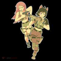 Anime Girl Soldiers Women's T-Shirt thumb 6