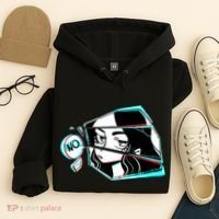 Anime No Eyes Broken Glass Hoodie thumb 4
