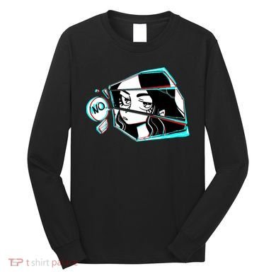 Anime No Eyes Broken Glass Long Sleeve Shirt