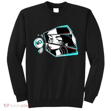 Anime No Eyes Broken Glass Sweatshirt